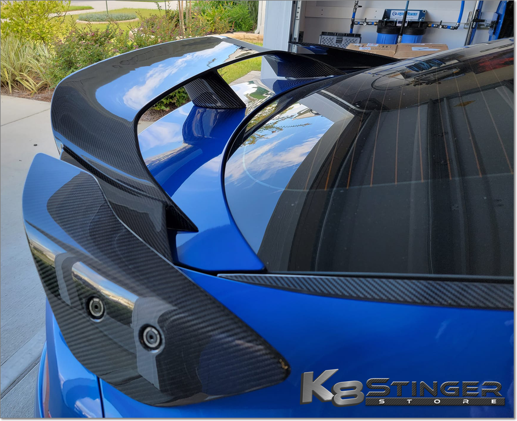 Kia Stinger - Adro Carbon Fiber Trunk Spoiler V3 – K8 Stinger Store