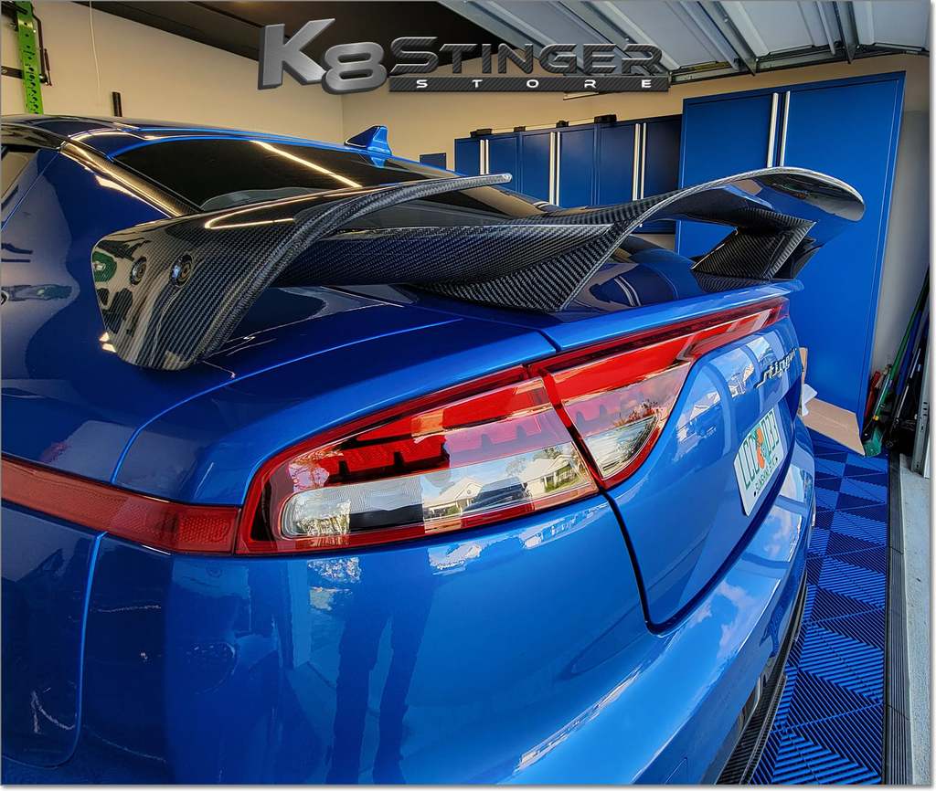 Evasive Motorsports: ADRO Carbon Fiber Trunk Spoiler V3 - Kia