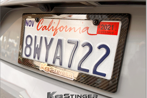 Kia Stinger Seibon Carbon Fiber License Plate