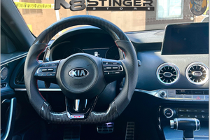 Kia Stinger aftermarket steering wheel