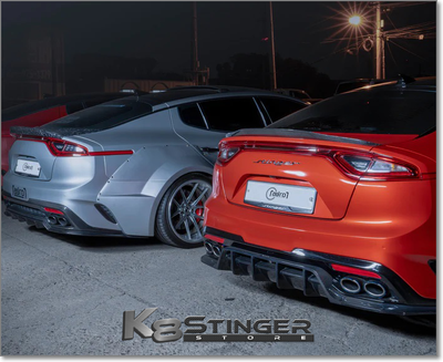 Kia Stinger - Adro Carbon Fiber Trunk Spoiler V2