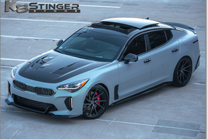 Kia Stinger - M&S "Force Series" Side Splitters V2