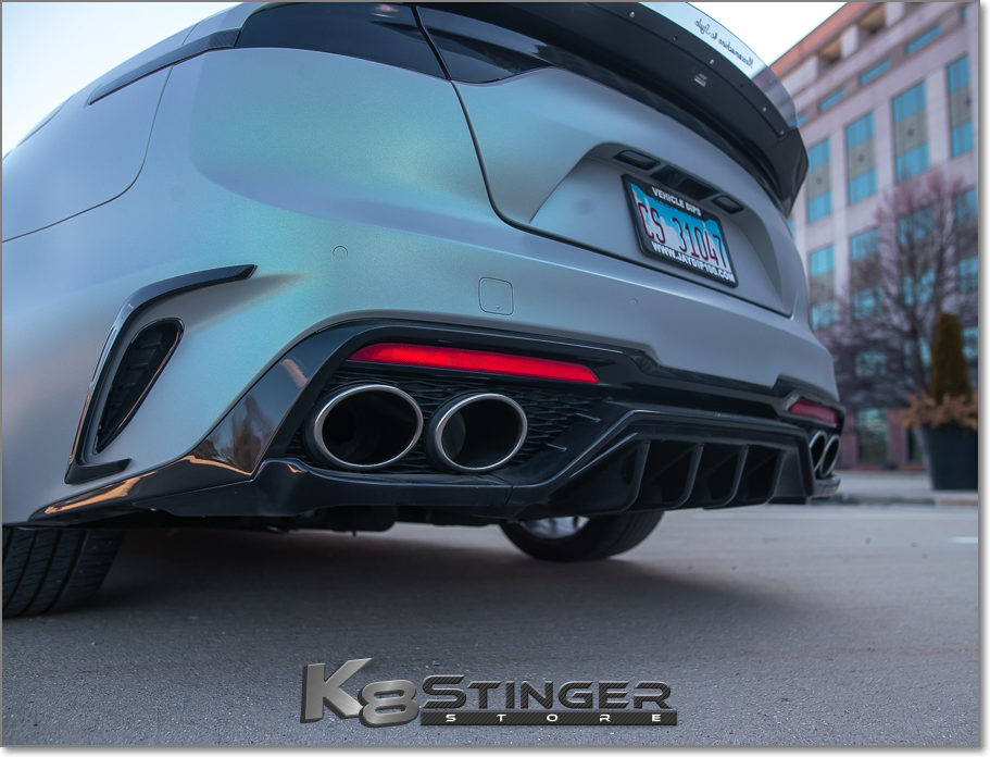 2022-2023 Kia Stinger - M&S Force Series Rear Diffuser V2 – K8 Stinger  Store