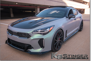 Kia Stinger Force Series Gloss Black Front Lip