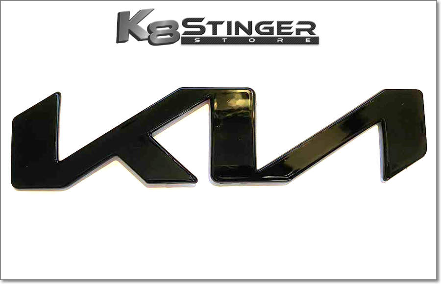 Kia Black Metal Emblem