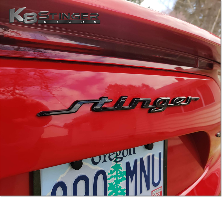 Blacked out Stinger Emblem