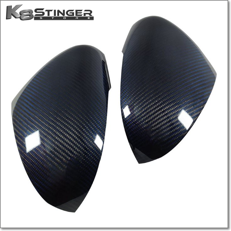 Kia Stinger Carbon Fiber Mirror Blue
