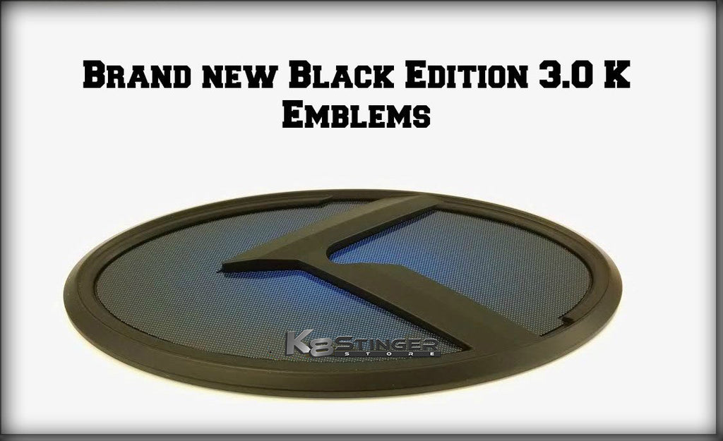 Kia Stinger - 3.0 K Emblem Sets "BLACK EDITION"