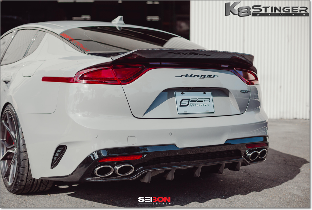 kia stinger duck bill