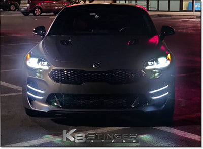 Kia Stinger - (NEW) LED Devils Claw Canards W/ Built in Turn Signals