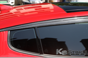 Kia Stinger Carbon Fiber Window Visors