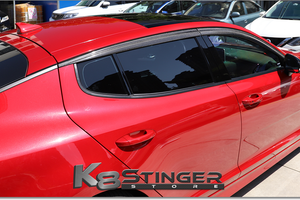 Kia Stinger Window Visors Carbon Fiber