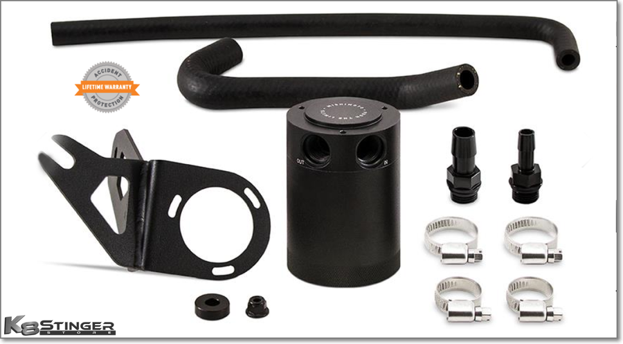 Kia Stinger 3.3T - Mishimoto Direct Fit Oil Catch Can – K8 Stinger Kia Stinger 3.3T - Mishimoto Direct Fit Oil Catch Can – K8 Stinger