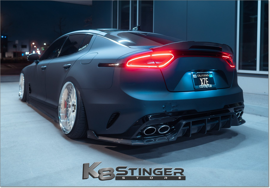 Kia Stinger Adro Diffuser V2 Carbon Fiber