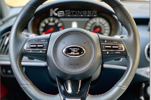 Kia Stinger E Logo steering wheel emblem