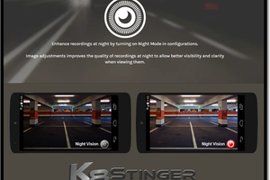 Kia Stinger Night Vision Dashcam