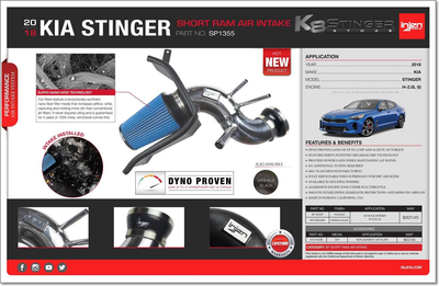 2018-2021 Kia Stinger 2.0T - Injen Intake System