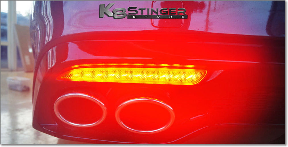 Kia Stinger bumper led lights