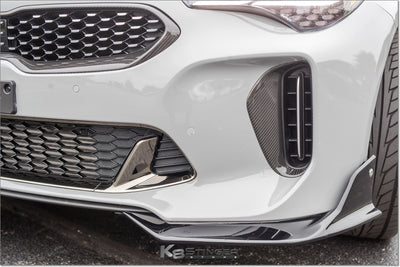 Kia Stinger - Genuine OEM Carbon Fiber Front Bumper Vents