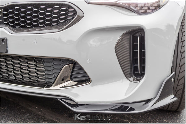Kia Stinger - Genuine OEM Carbon Fiber Front Bumper Vents