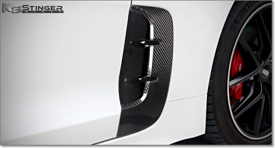 Kia Stinger factory carbon fiber fender vents