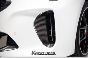 Kia Stinger factory carbon fiber front bumper vent