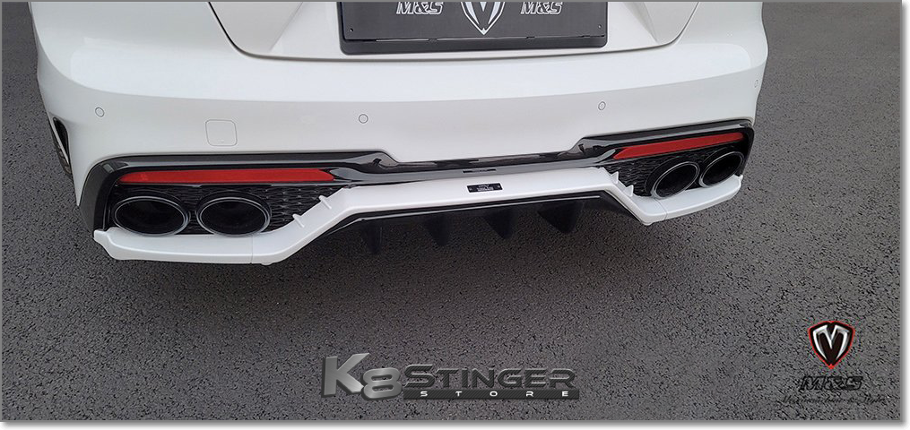 2022-2023 Kia Stinger - M&S Force Series Rear Diffuser V2 – K8