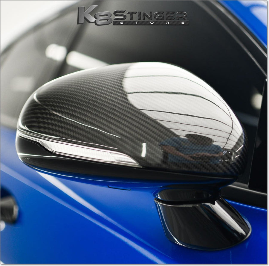 Kia Stinger Carbon Fiber Mirror Replacements