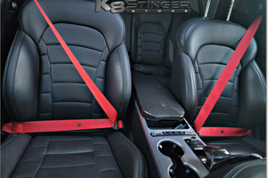 Kia Stinger OEM Red Seatbelt