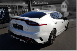 Kia Stinger White Rear Lip