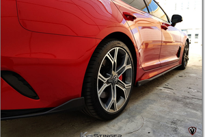 kia stinger rear bumper lip