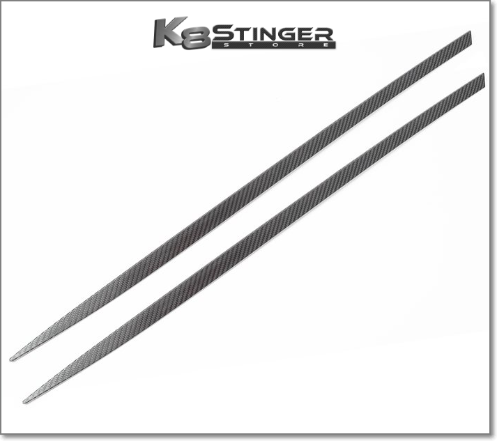 Kia Stinger Carbon Fiber Rear Side Window Molding