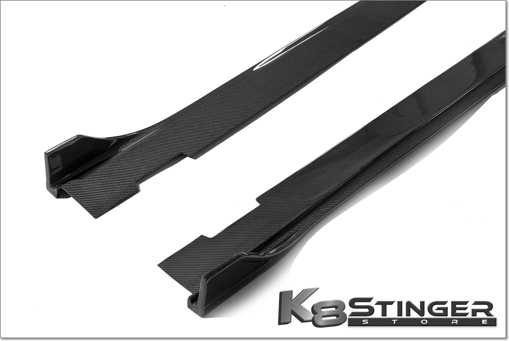 Kia Stinger Andro Carbon Fiber V2 Side splitter skirts