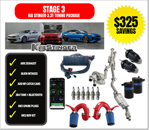 Kia Stinger 3.3T - Stage 3 Tuning Package – K8 Stinger Store
