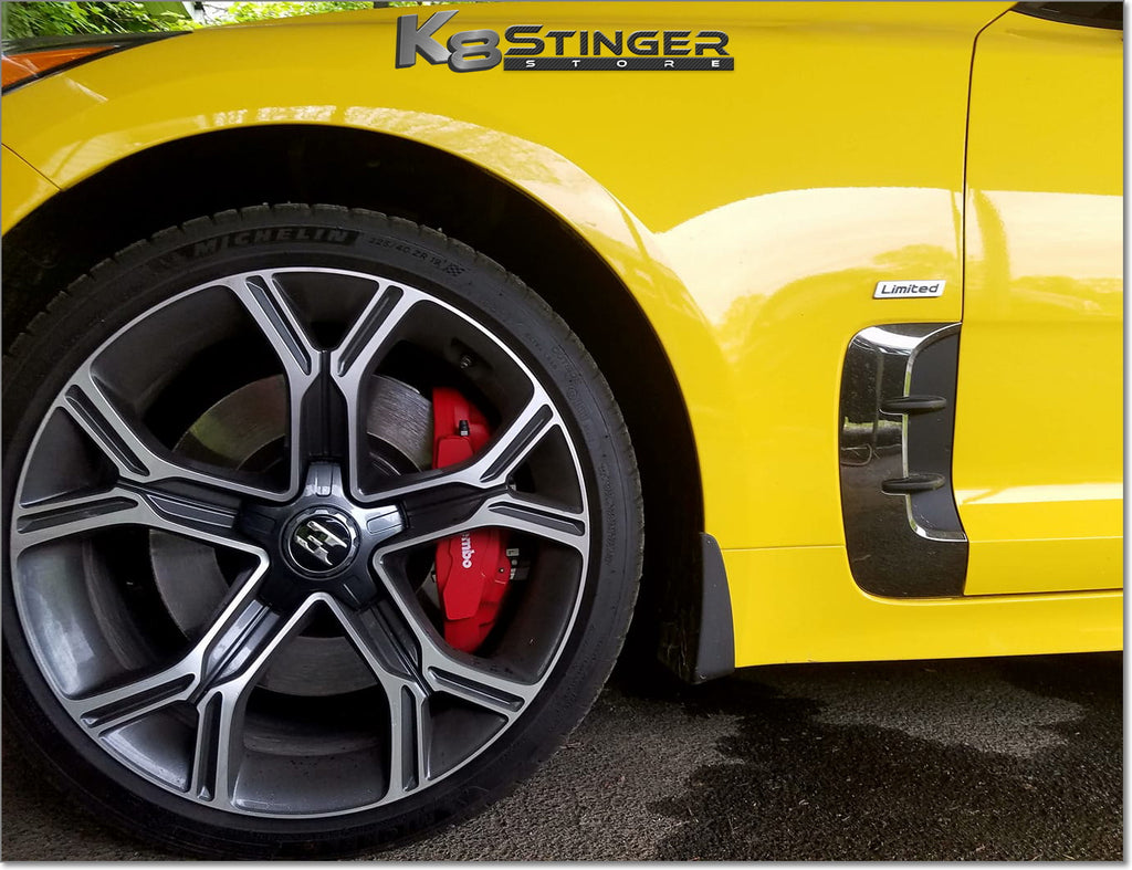 Kia Stinger - OEM GT "E" Logo 18" & 19" Wheel Cap Set