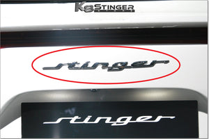 Kia Stinger trunk badge
