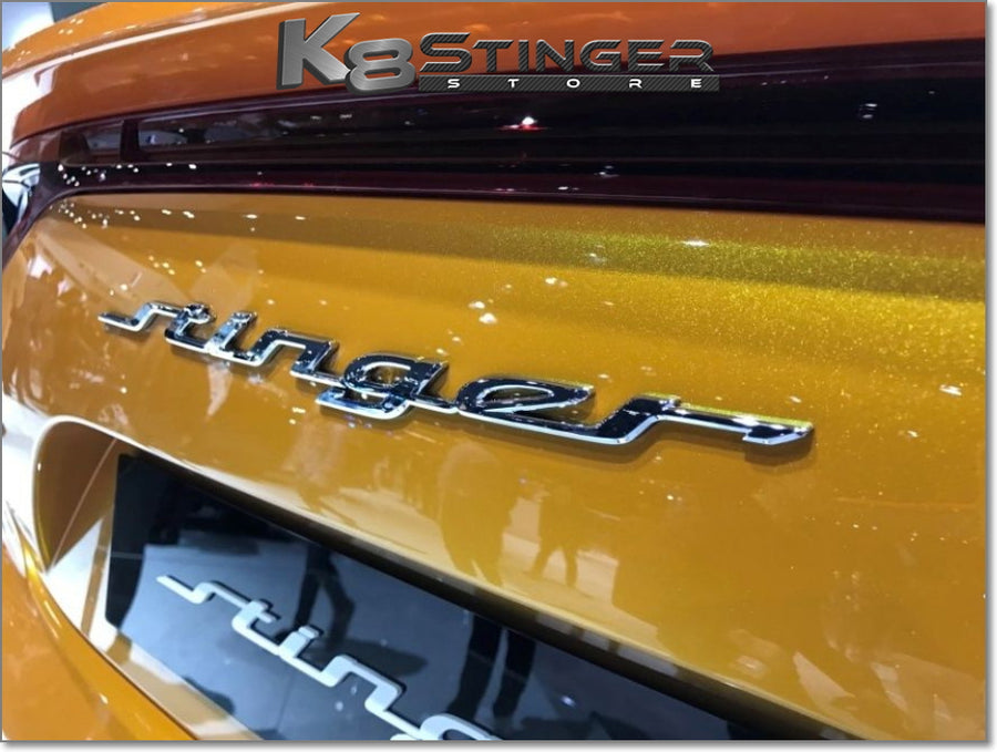 Stinger trunk lettering