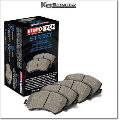 Kia Stinger 3.3T - Stoptech Performance - Front & Rear Street Ceramic Brake Pads