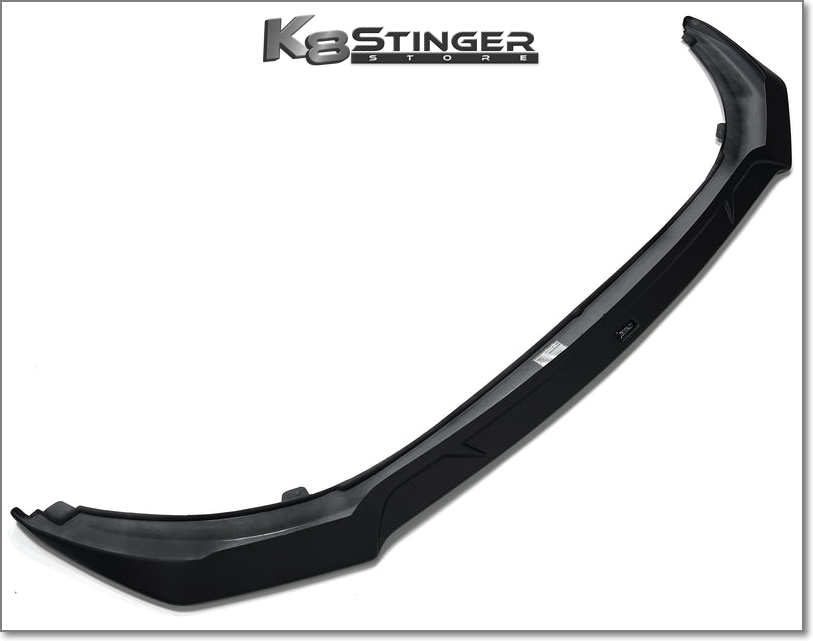 Kia Stinger Force Series Matte Black Front Splitter