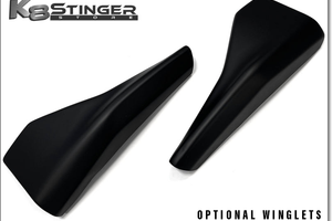 Kia Stinger V2 Front Splitter M&S Winglets
