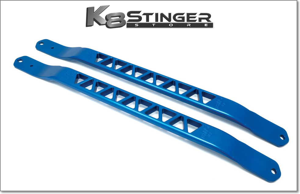 Blue Kia Stinger Strut Braces