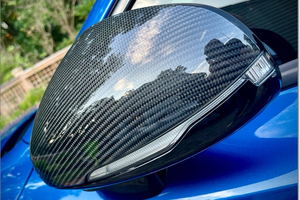 Stinger Carbon Fiber Mirror Covers Black