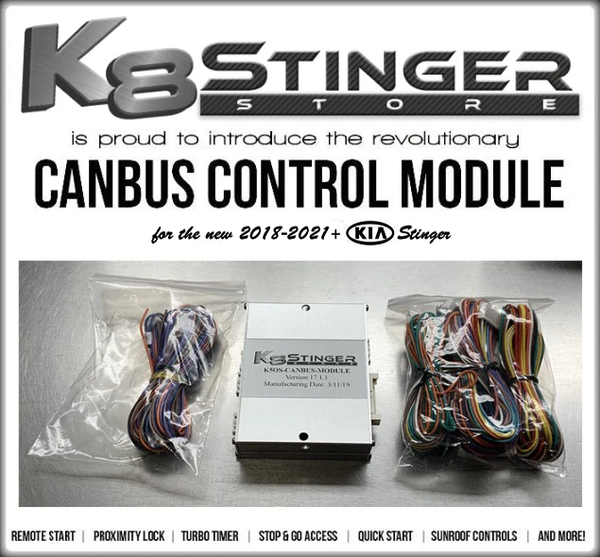 K8SS Canbus Control Module Remote Starter More K8 Stinger